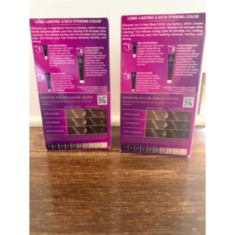 Schwarzkopf Keratin Color 5.0 Medium Brown Permanent Hair Dye LOT OF 2